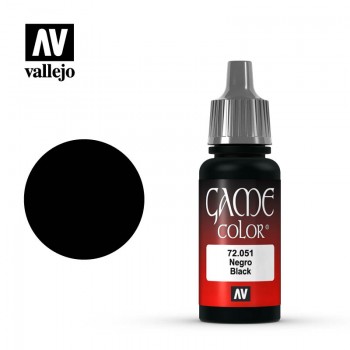 Vallejo Game Color 17ml Black 72051